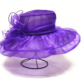 Elegant Fashion Women's Church Hats For Women Flower Hat Summer Gorras Sun Hat