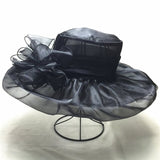 Elegant Fashion Women's Church Hats For Women Flower Hat Summer Gorras Sun Hat
