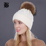 Women's winter hat knitted Wool hats