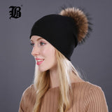 Autumn winter beanies knitted wool hat