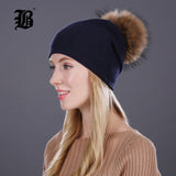 Autumn winter beanies knitted wool hat