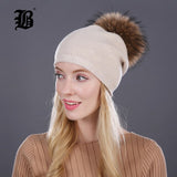 Autumn winter beanies knitted wool hat
