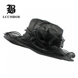 Elegant Fashion Women's Church Summer Gorras Sun Hat