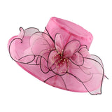 Brim Foldable Wedding Dress Church Hats Beach Summer Fashion Hats For Women