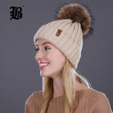 Wholesale Mink And Fox Fur Ball Cap Pom Poms