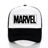 MARVEL letter Baseball Caps