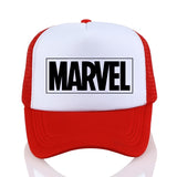 MARVEL letter Baseball Caps