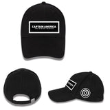 Marvel Spider-Man Captain Marvel Thanos Black Panther Black Baseball Cap